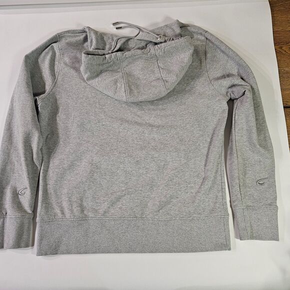 BOXRAW HOODIE Men's Large Grey with Chrome Logo Classic Pullover Streetwear - Picture 5 of 11